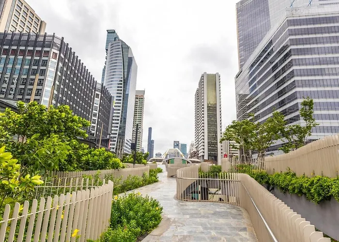With Private Garden In Center Sathorn Appartamento *